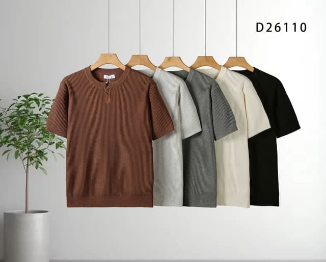 Classic Silhouette, Contemporary Texture T-shirts