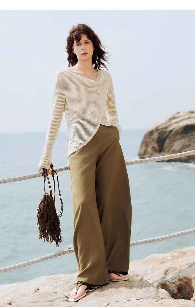 Bohemian loose hollow blouse for women