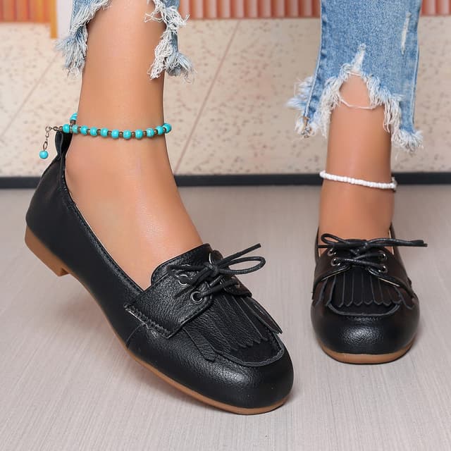 Super comfortable flat-soled moccasins for women