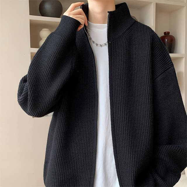 Autumn and winter new cardigan sweater knitted sweater men